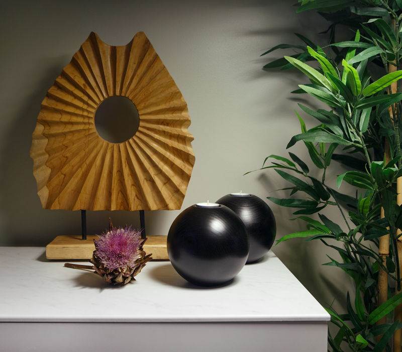 Victoria Stenova 519376 Подсвечник Wooden Black  - Вид №1