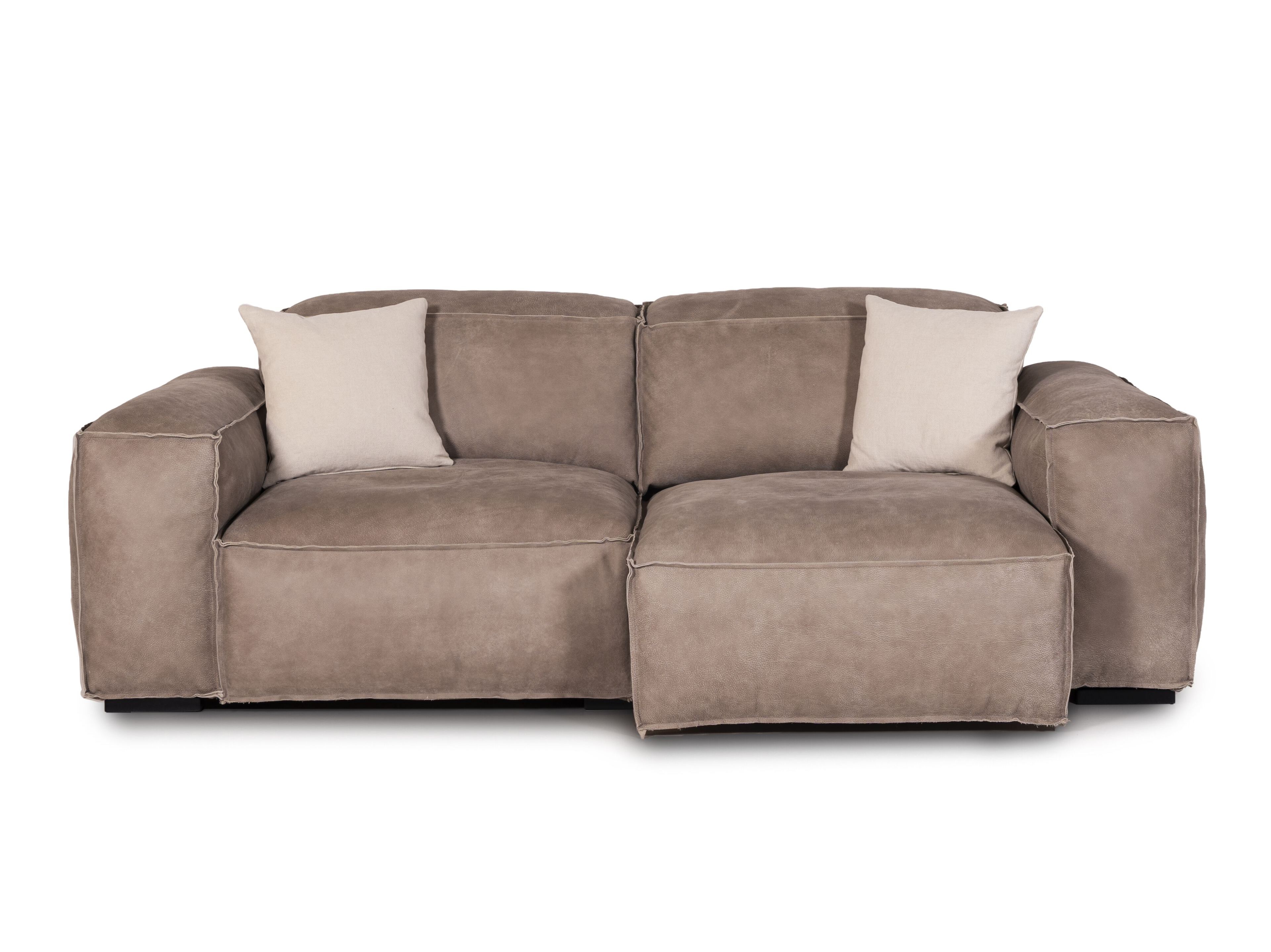 2-местный секционный диван из кожи Бронко Mantellassi 1926 Placido ARCH-00125583 - Вид №9