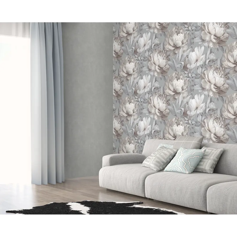 Обои флизелиновые Victoria Stenova Bohemia серые 1.06 м VS585998 STLM-2003426 - Вид №1