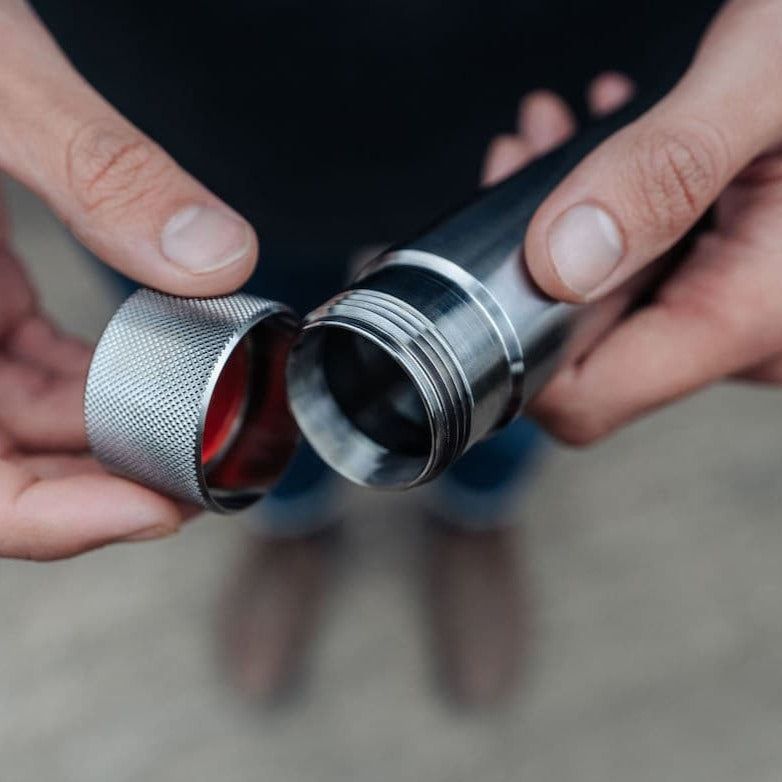 W203STE Фляжка на 100 мл - сталь Wingback  - Вид №4