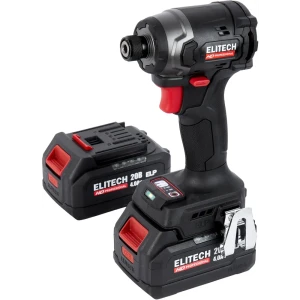 Аккумуляторный ударный шуруповерт Elitech HD CS2003SL 20В с двумя АКБ 4Ач 89399188