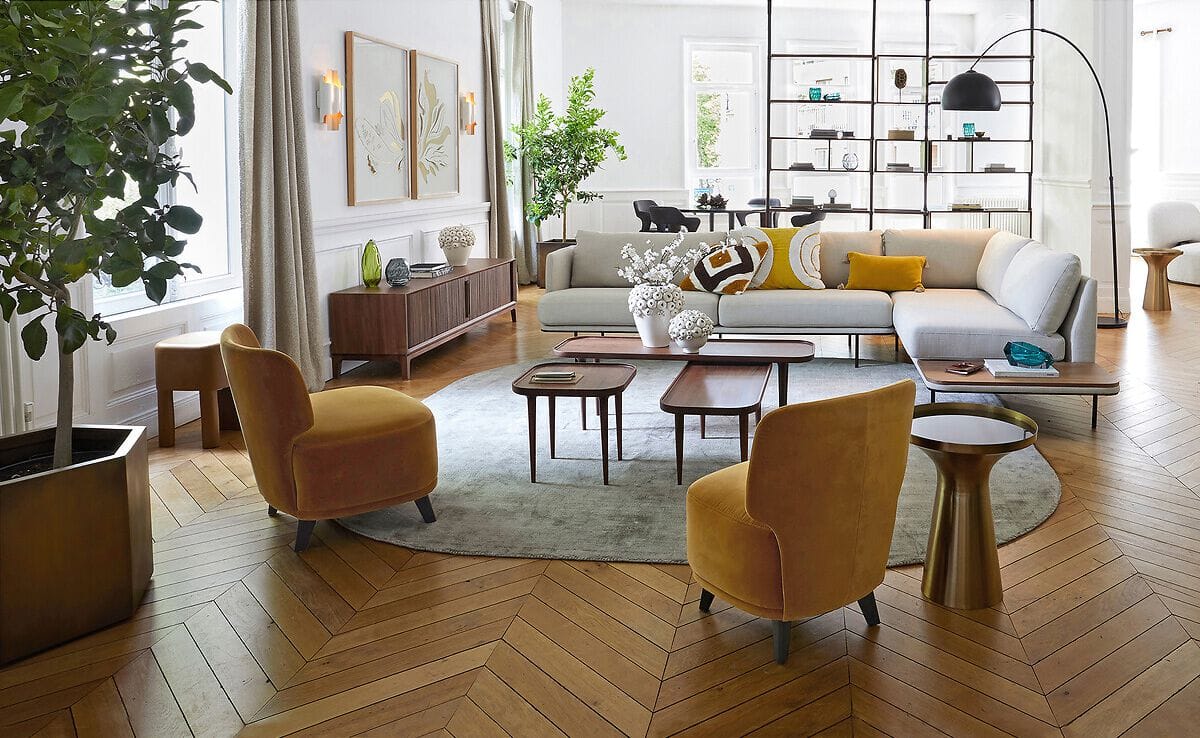 Прямоугольный журнальный столик из грецкого ореха AMPM MAGOSIA ARCH-00061983 - Вид №11