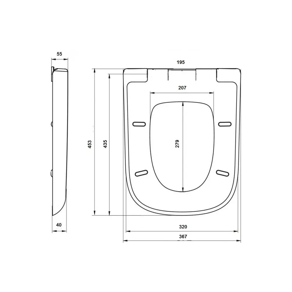 Сиденье Roca Giralda c микролифтом 13828878 STLM-2082272 Без серии - Вид №3