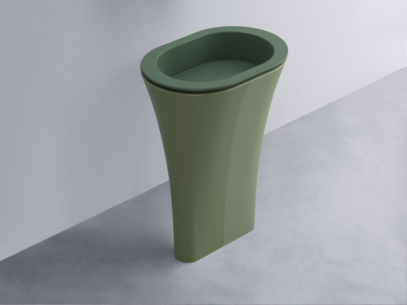 AMLA65-MU+AMPILO-MU+AMCOLO-AG Раковина Amedeo Ovale отдельностоящая cielo Enjoy + Amedeo Ceramica Cielo