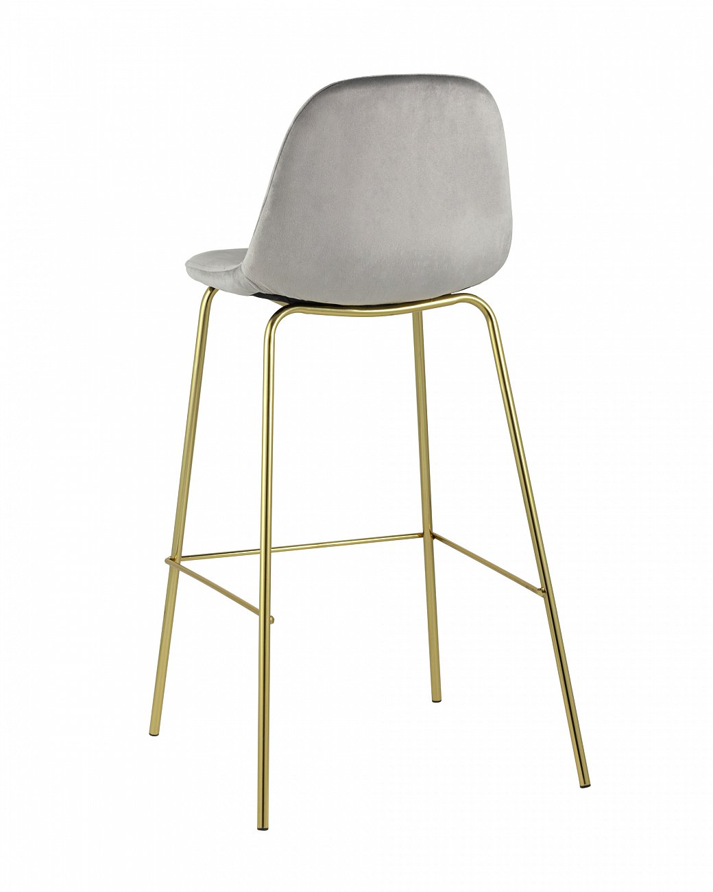 Стул барный со спинкой серый с золотыми ножками "Валенсия" STOOL GROUP  00-3882032 Серый  - Вид №3