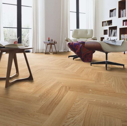 Паркет Ёлка Meister PS 400 Stab Гармония 8042 Дуб Натур с брашью (Текстурированная) 500х100 мм 2300200050 - Вид №8