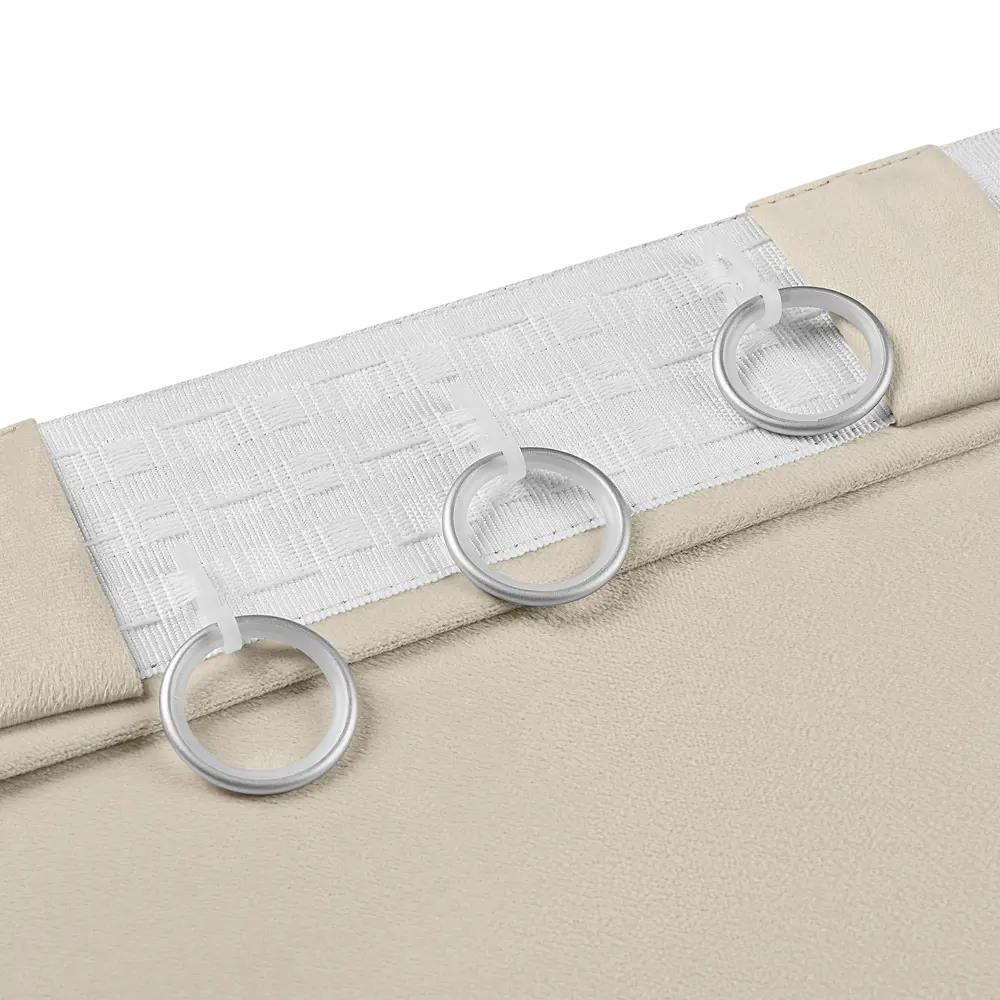 KREAFORTA Annalise - штора блэкаут с лентой и скрытыми петлями 200x280 см экрю 89405466 STLM-1583371 - Вид №5