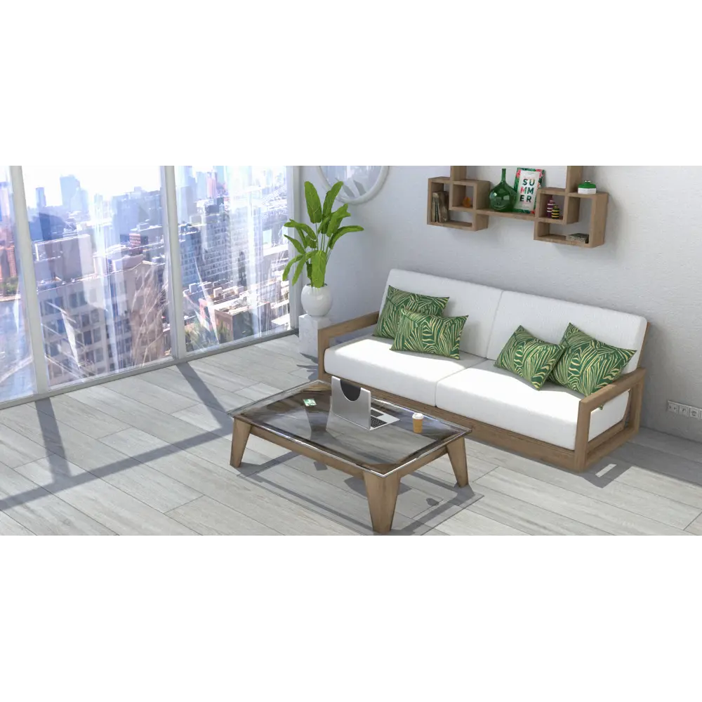 KREAFORTA SPC плитка Дуб Тукса - влагостойкое напольное покрытие 89395122 STLM-1575940 - Вид №10