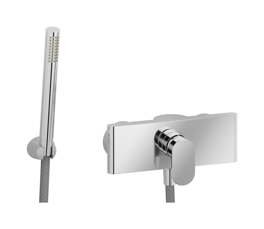 Встроенный смеситель для душа в комплекте с душевым гарнитуром. WE ARE IB k2350cc Chrome K2