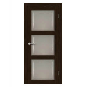 Дверь межкомнатная Адажио остекленная Hardflex ламинация цвет акация 60х200 см (с замком и петлями)