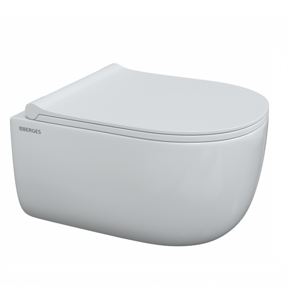 082111 Подвесной унитаз настенный Белый BERGES Ego Турция
