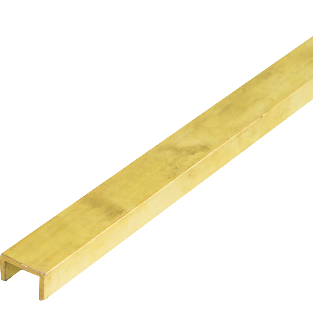 U-Профиль 10x6x1x1000 мм, латунь 10881323 STLM-2177123 GAH ALBERTS 