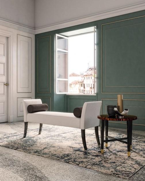 Capital Collection Мягкая кожаная скамейка sun-id-1385129 - Вид №1