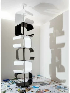 ZAVA Модульный книжный шкаф с креплением от пола к потолку