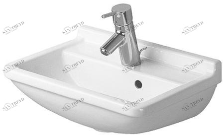 075045 Подвесная раковина настенная овальная Duravit Starck 3 белая
