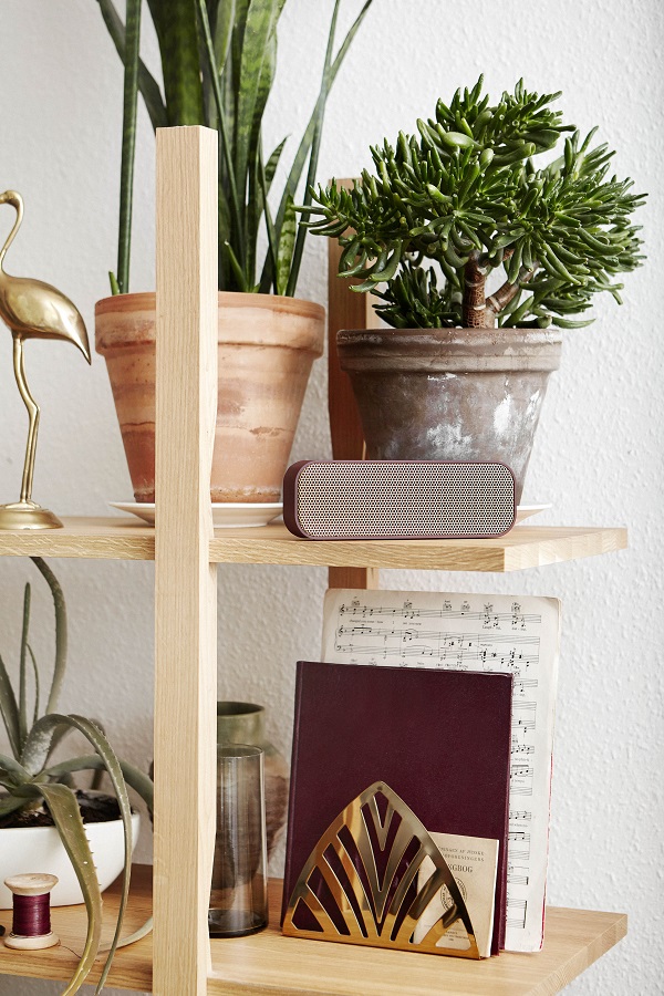 Колонка беспроводная aGROOVE бордовая KREAFUNK KFDZ57 - Вид №1