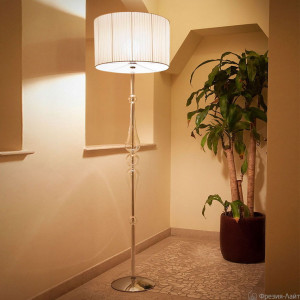 Cangini & Tucci LU1095.1L amber glass/shade panna торшер