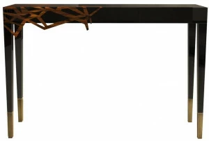 Malabar Лакированная прямоугольная деревянная консоль с ящиками Dynasty