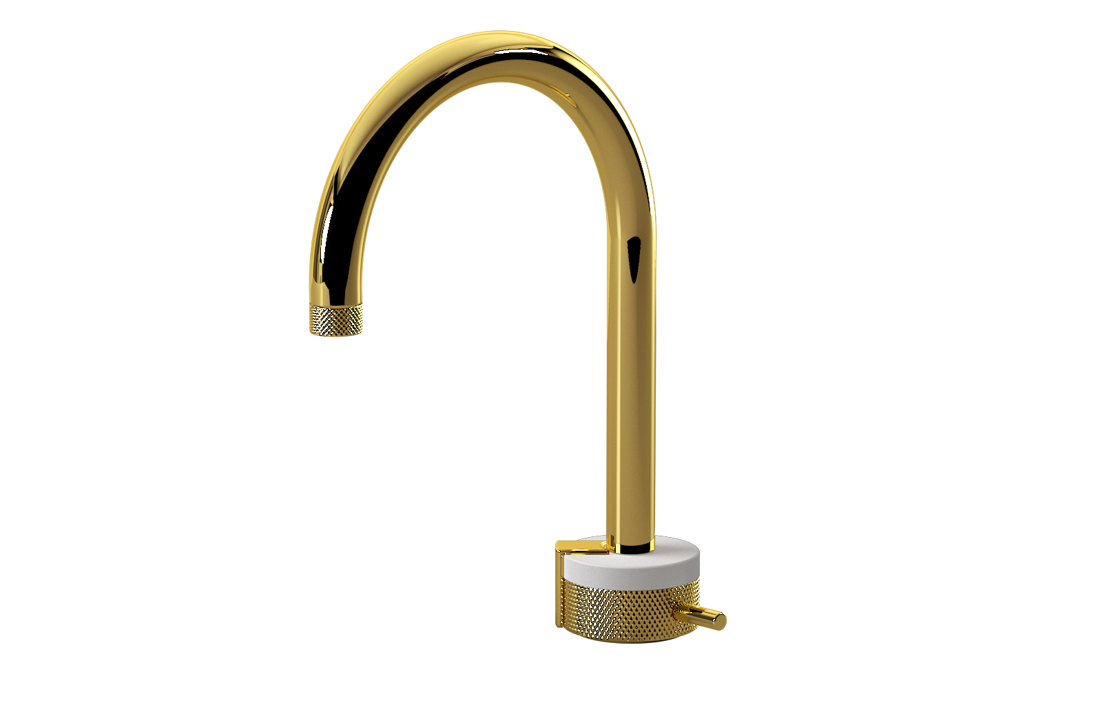 E-11502-R1WT-L2AU-AU Однорычажный прогрессивный смеситель для раковины - излив 16см GRAFF MOD+