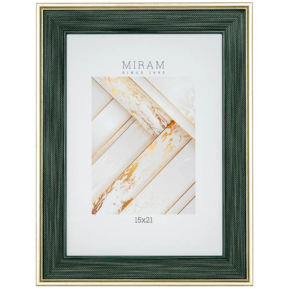 Дизайнерская рамка Мирам 15×21 см зеленый цвет 89345838 Santreyd STLM-0828303