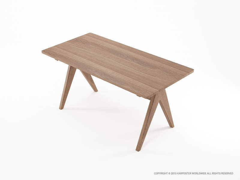 550_1113 Стол обеденный прямоугольный 160 Karpenter TRIBUTE - Вид №3