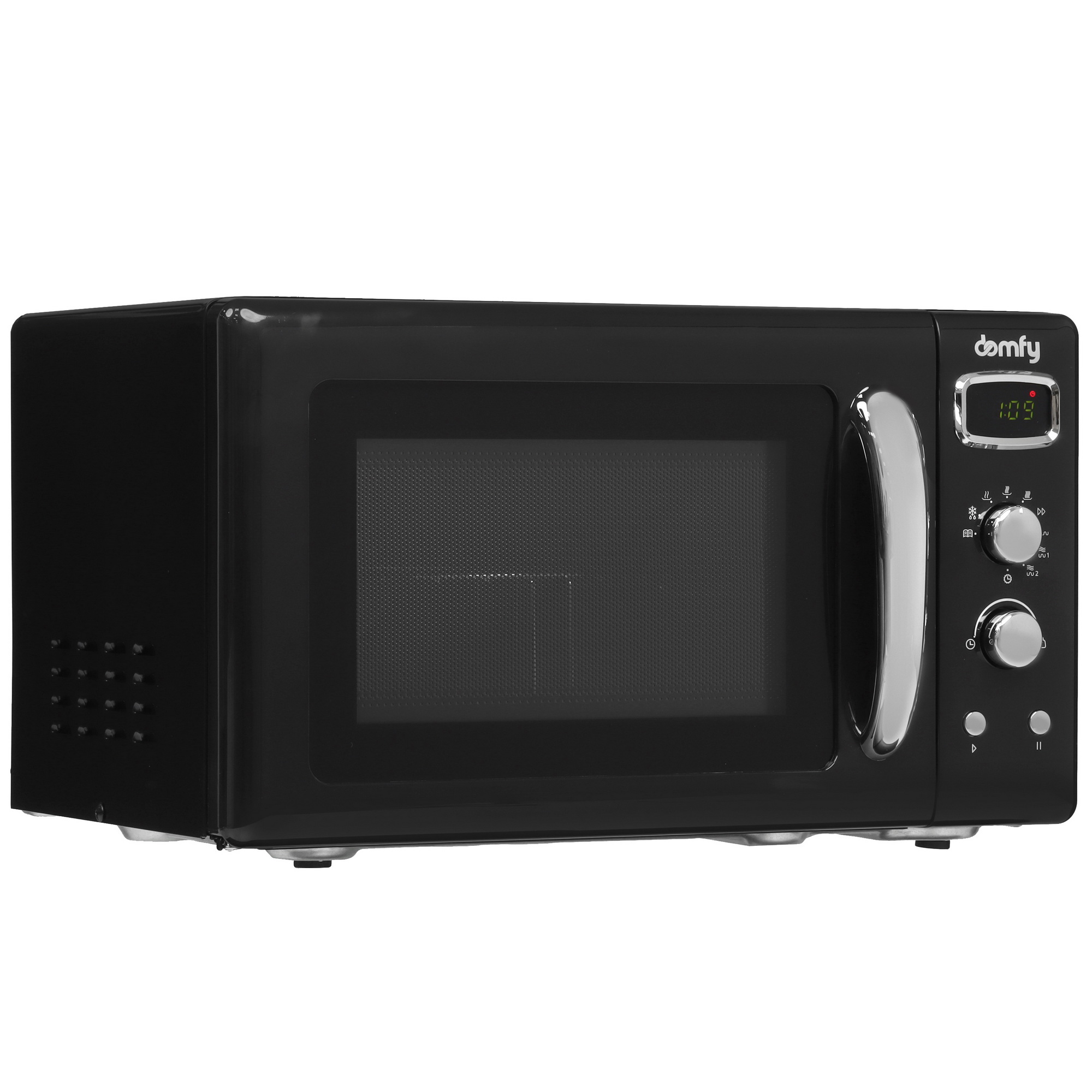 9150686 Микроволновая печь Domfy DSB-MW104 черный STDN-0093616 - Вид №1