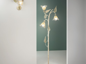 Металлический торшер