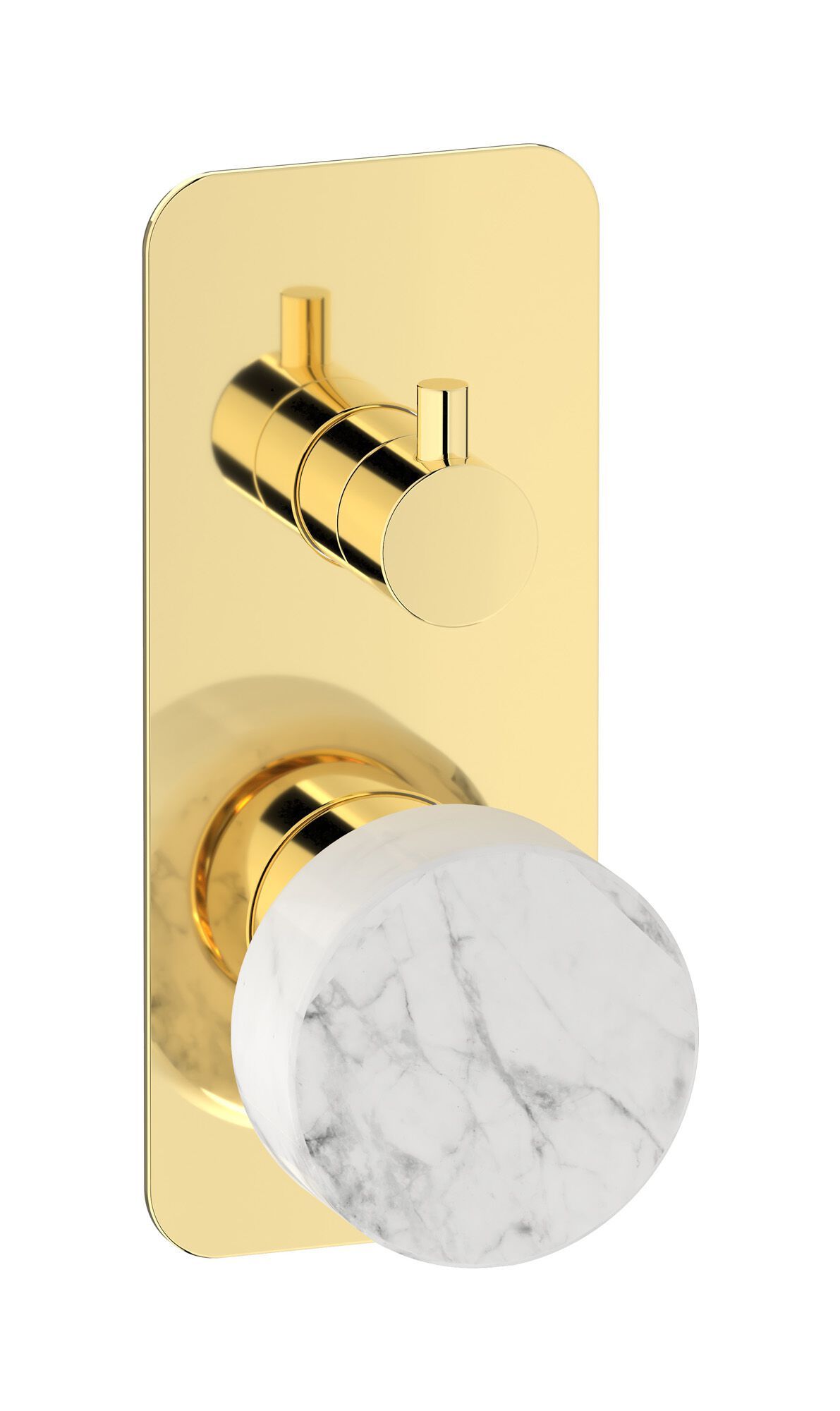 Мраморный встраиваемый смеситель для душа с переключателем IB мрамор + мрамор Elle ARCH-00099432 - Вид №5