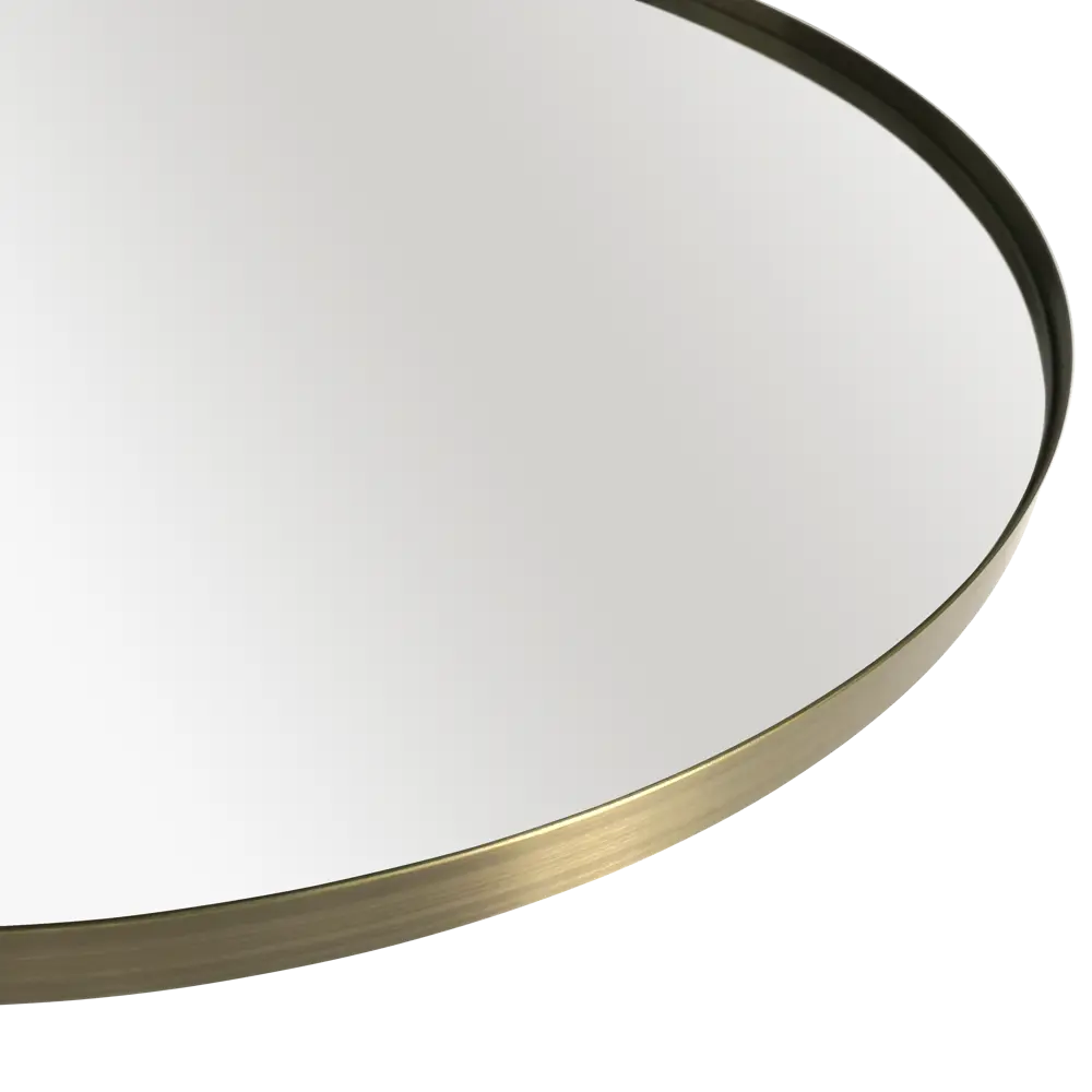 Зеркало декоративное KREAFORTA Glam круглое D61 см металл цвет золотистый 89451066 STLM-2110479  - Вид №5