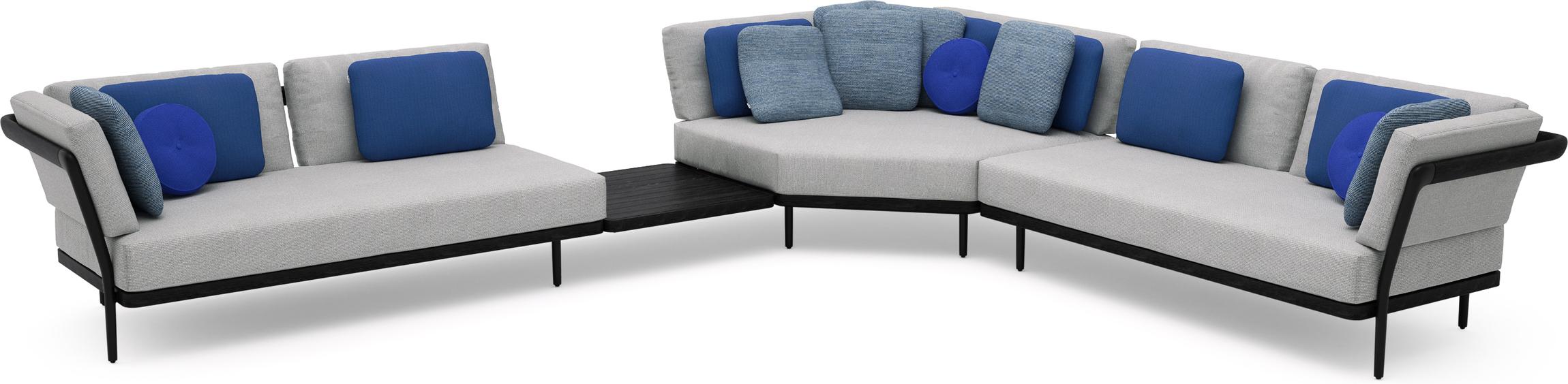 MNST277 Concept 1 teak nero черный Manutti Flex - Вид №2