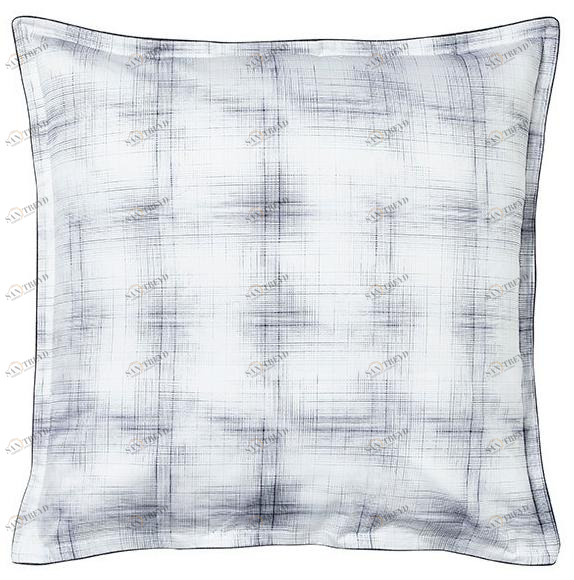 Alexandre Turpault Хлопковая наволочка в клетку Empreintes sun-id-1453765