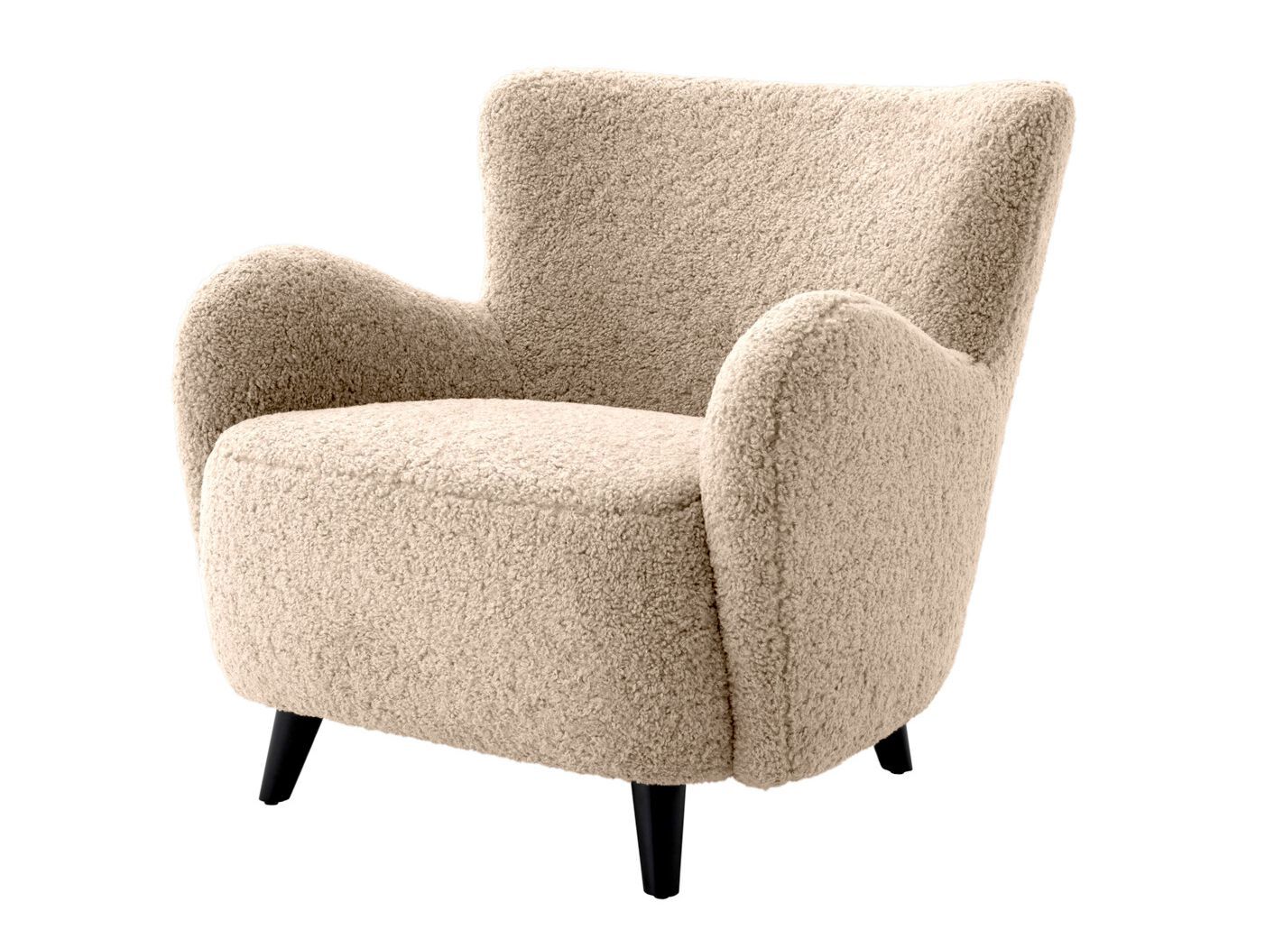 Тканевое кресло bergère с подлокотниками Eichholtz SVANTE S ARCH-00016029