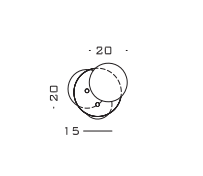 Secolo Orion Приставной столик из полированной стали  - Вид №5
