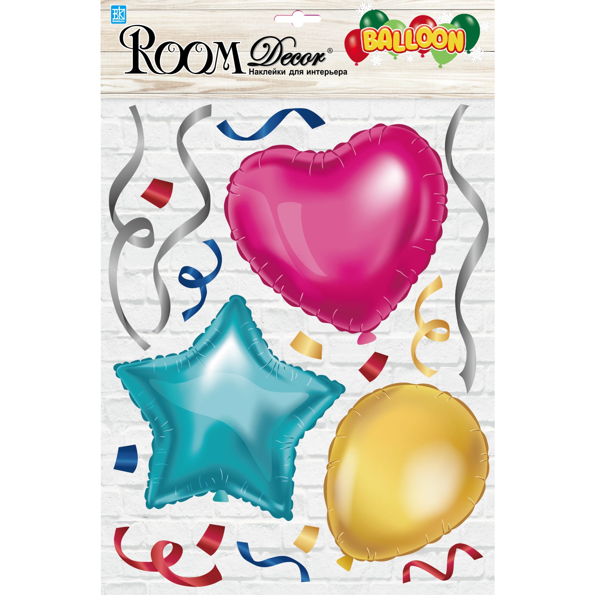 88661981 Наклейка "Шарики №2" PLA 3815, 1 шт Santreyd  - Вид №2