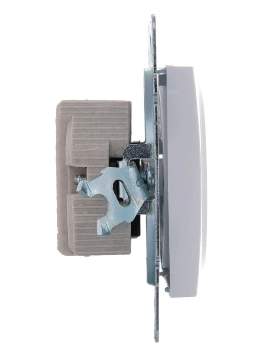 KARINA Розетка бз белый LEZARD 707-0288-121В - Вид №5