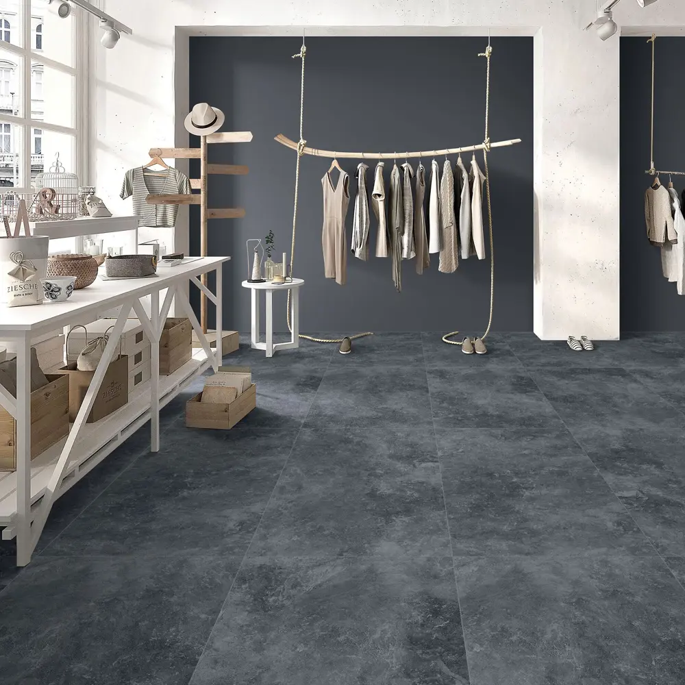 Глазурованный керамогранит Ceradim Zurich Dazzle Oxide 60x60 см 1.44 м² лаппатированный цвет темно-серый 89457828 STLM-2013863