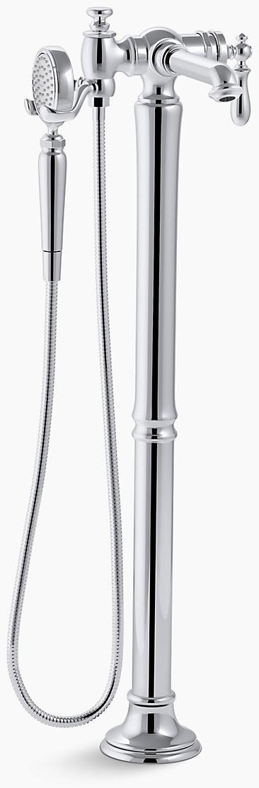 KOHLER Напольная накладка для ванны Artifacts с ручным душем K-T72790-9M-CP 