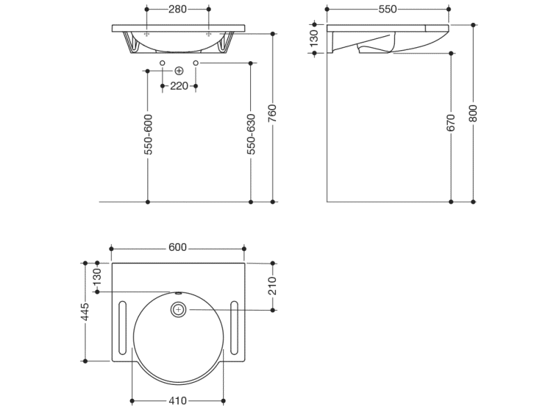 950.11.102 суета сует HEWI Waschtische  - Вид №1