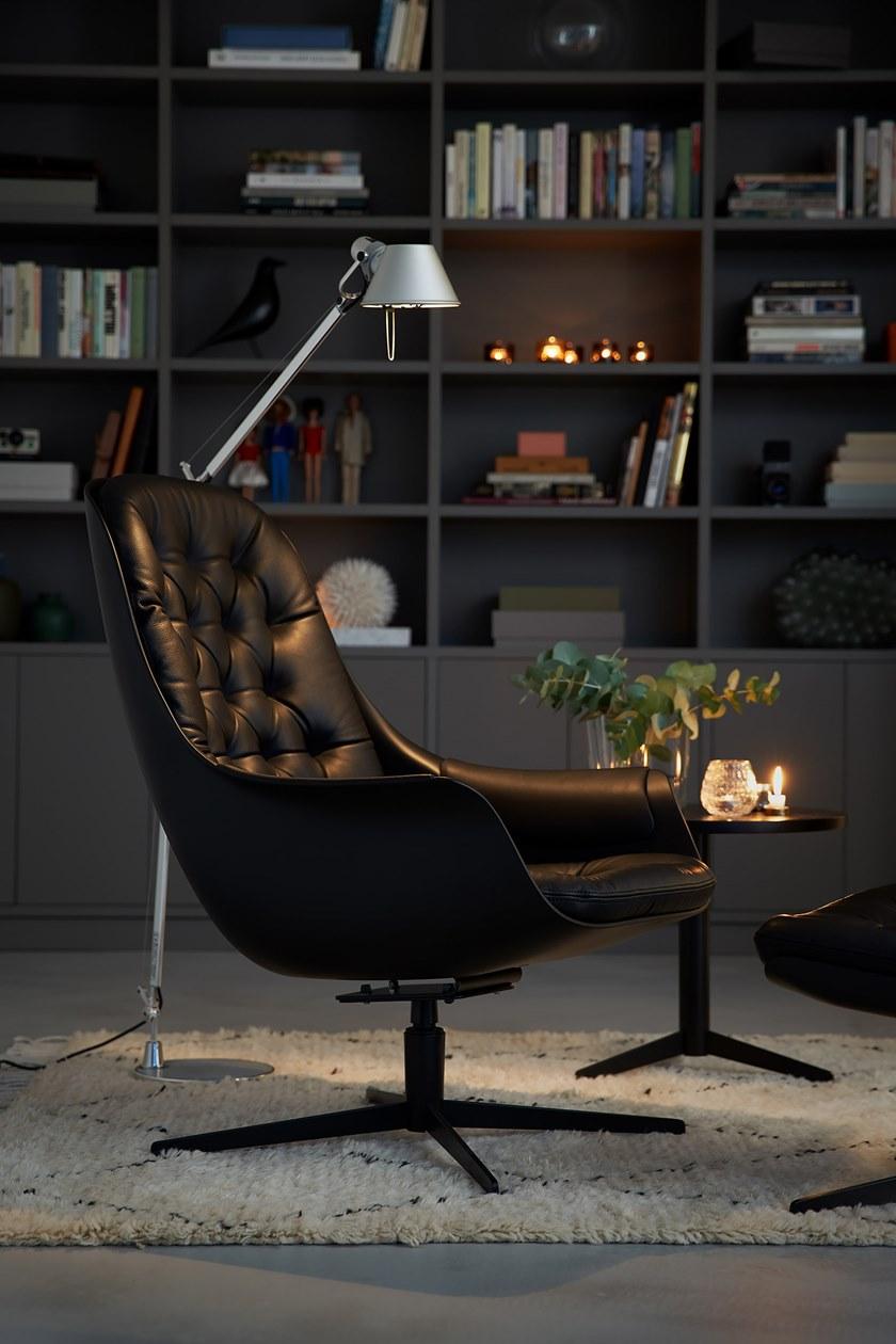 Sits Кожаное кресло с 4 спицами и подлокотниками Birds sun-id-1409759 - Вид №3