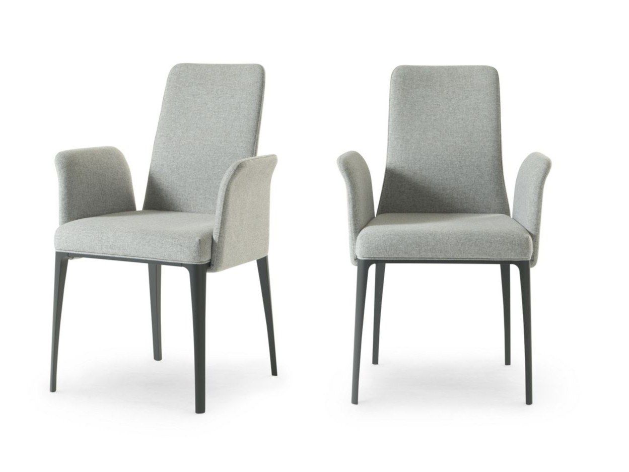 Мягкий тканевый стул с подлокотниками ROCHE BOBOIS Aida ARCH-00077195 - Вид №2