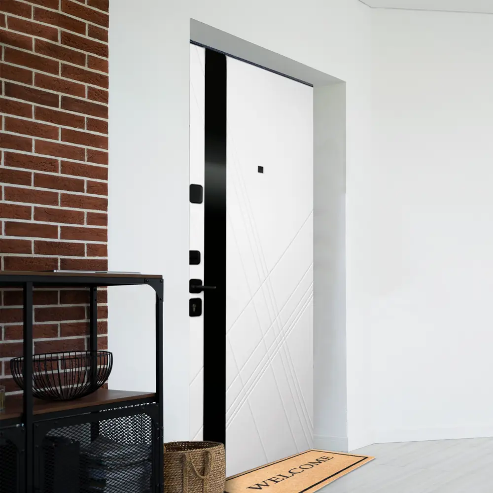 Дверь входная металлическая Home Plus 86x205 см левая белый 89340263 STLM-2003565 Santreyd  - Вид №7