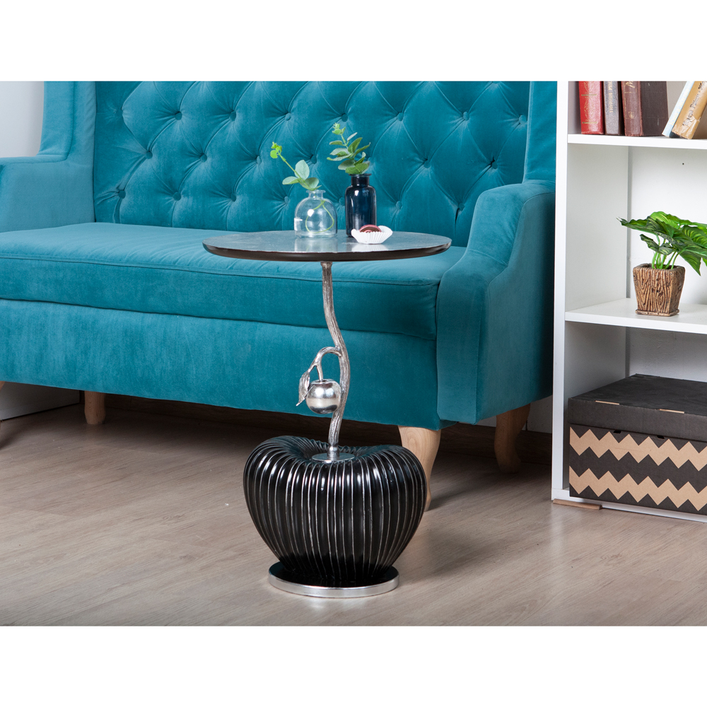 17137 Столик декоративный Эдем Серебро BOGACHO 4627179652722