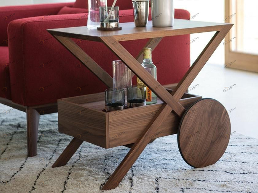 Porada Тележка для еды из грецких орехов Iron sun-id-1390954