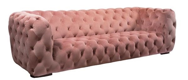 Диван Paramaribo прямой розовый UNICO ДИЗАЙНЕРСКИЕ 248878 Розовый  - Вид №1