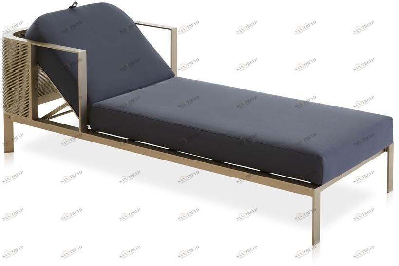 GANDIABLASCO Садовая кушетка с креслом и подлокотниками Solanas sun-id-1376878