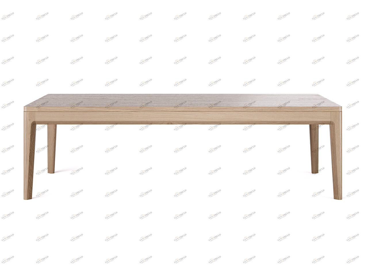 Журнальный столик прямоугольный осветленный дуб 120 см Case №4 THE IDEA  210104 Бежевый 