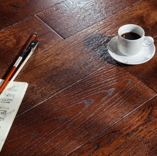 Массивная доска Parketoff Классика Мускат Дуб с брашью (Текстурированная) 900х125 мм 2600300409