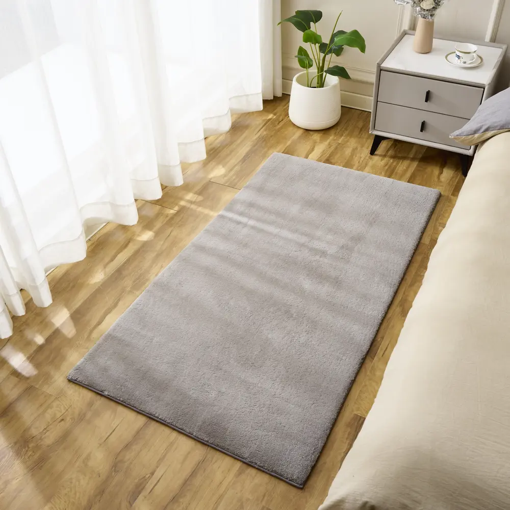 Ковер Cashmere 80x150 см полиэстер XMR-03 цвет светло-серый 89389012 STLM-2147091 Santreyd  - Вид №5