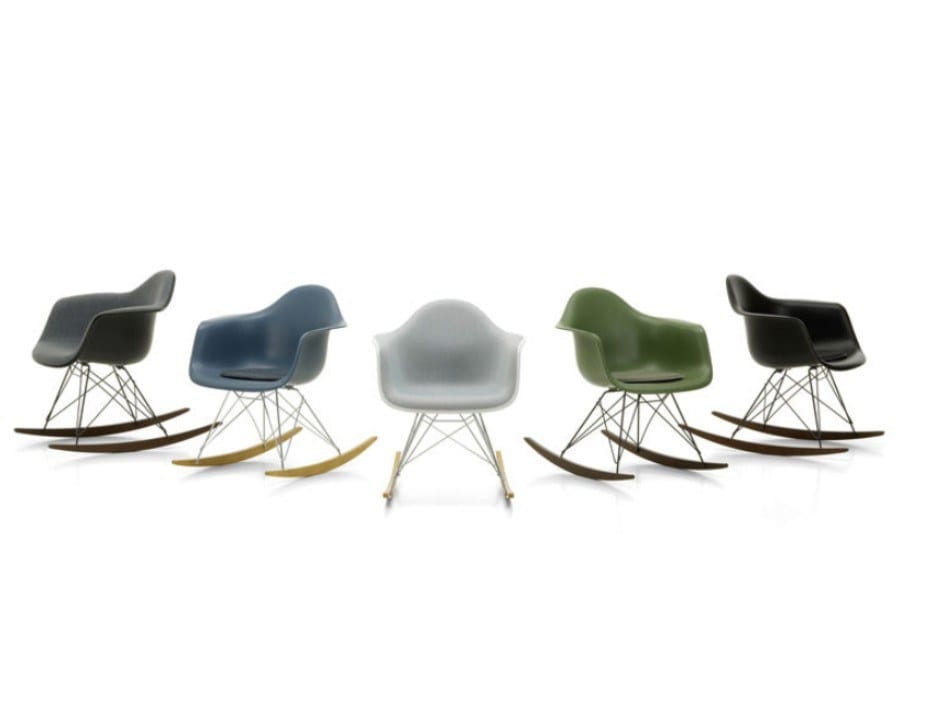 Кресло-качалка из полипропилена со встроенной подушкой VITRA Eames Plastic Chair ARCH-00119666 - Вид №3