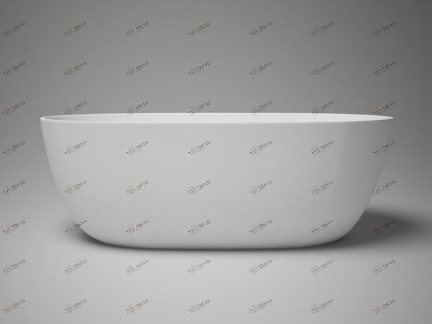 Blu Bathworks® Отдельностоящая овальная ванна цвета blue ∙ stone ™ Azure Bt0305n15